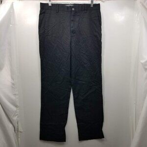 Architect men's Black Chino Pants Mid Rise Elastic Waist Trousers Size 32/30